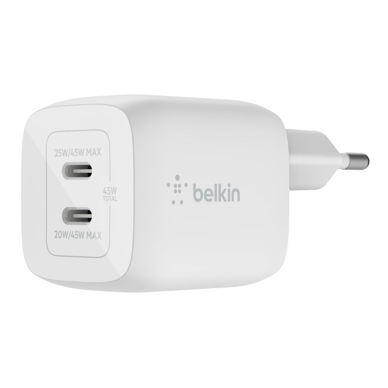Belkin BoostCharge Pro USB-C GaN-Ladegerät mit PPS Belkin BoostCharge Pro USB-C GaN-Ladegerät mit PPS
